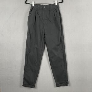 American Eagle Pants Womens 6 High Rise Tapered Relaxed Pleated Stretch Casual